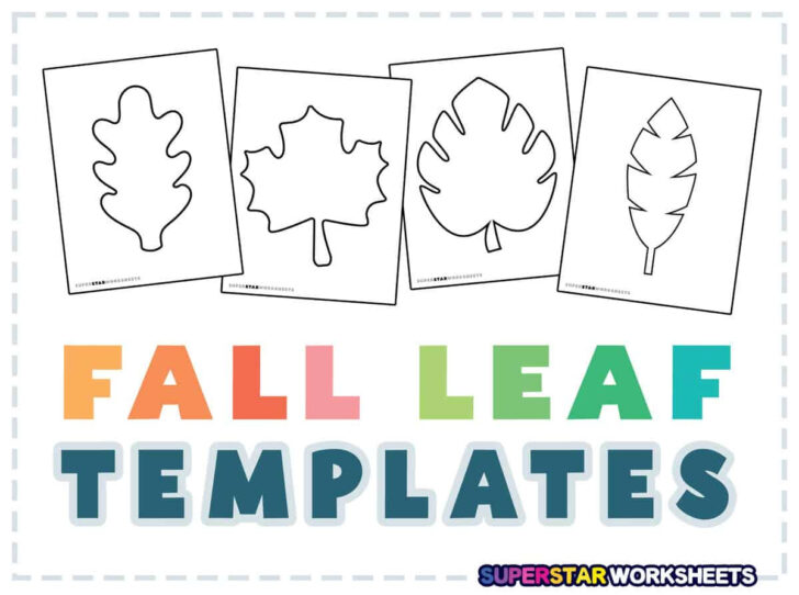 Printable Autumn Leaf Templates