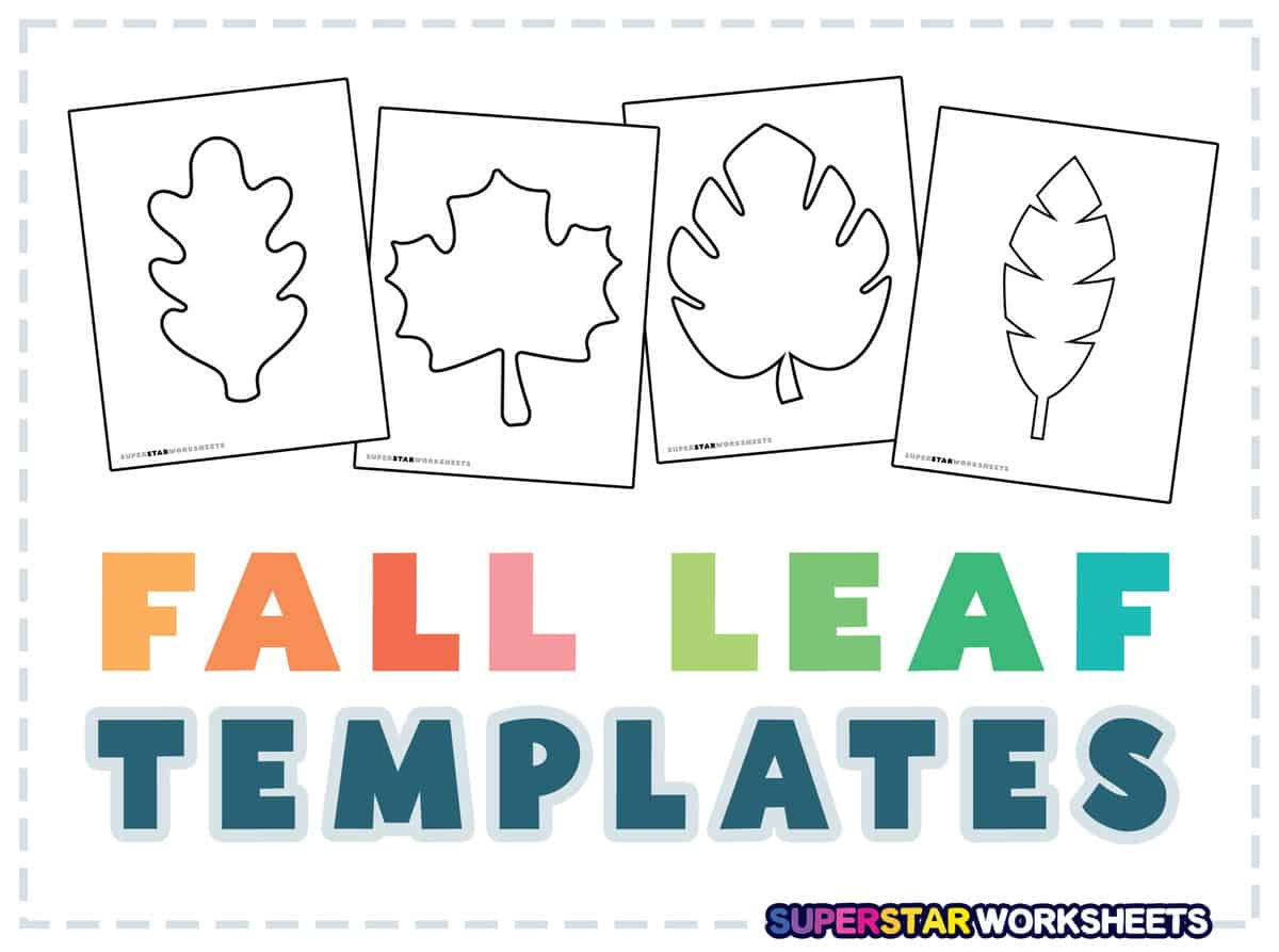 Leaf Template (Free Printables) - Superstar Worksheets inside Printable Autumn Leaf Templates
