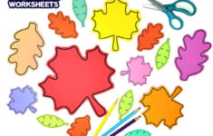 Leaf Template (Free Printables) - Superstar Worksheets throughout Colored Leaf Template Printable