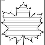 Leaf Themed Creative Writing Worksheet Design   Worksheets Library With Leaf Writing Template With Lines Printable