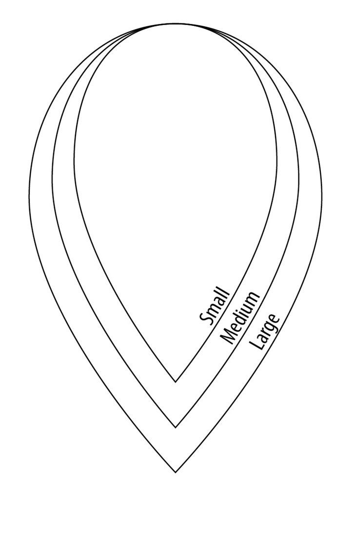 Leather Earring Templates Printable intended for Leaf Outline Macrame Leaf Template Printable