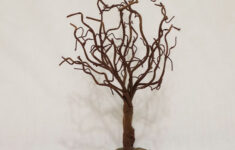 Lemax Christmas Village Landscapes Large Fall Tree No Leaves Brown pertaining to Christmas Tree No Leaves