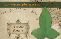 Lorien Leaf - Etsy for Lotr Leaf Cloak Brooch Printable Template