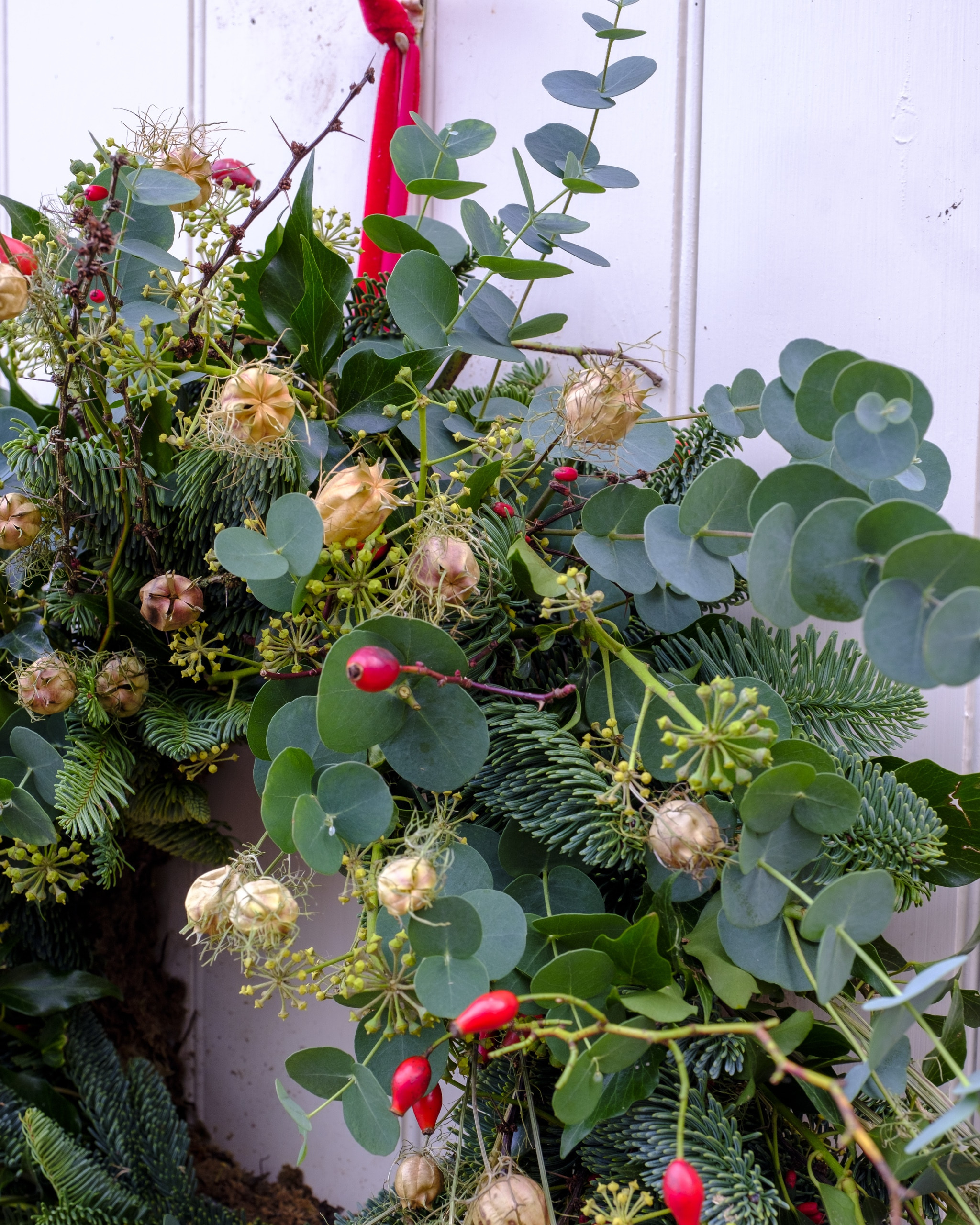 My Favourite Christmas Wreath Foliage - Fierceblooms Sustainable pertaining to Christmas Wreath Leaves