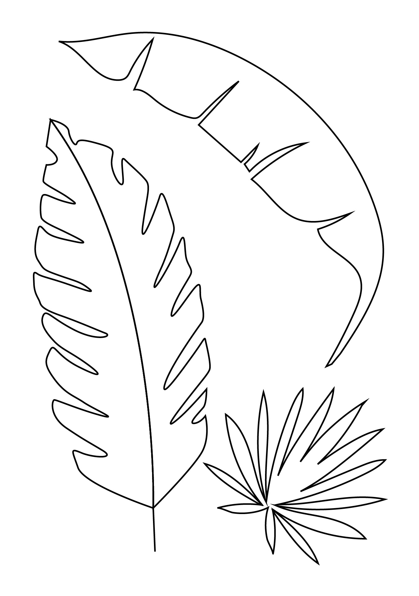 Palm Leaf Template with regard to Palm Tree Leaf Template Printable