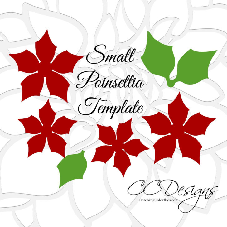 Poinsettia Leaf Template Printable