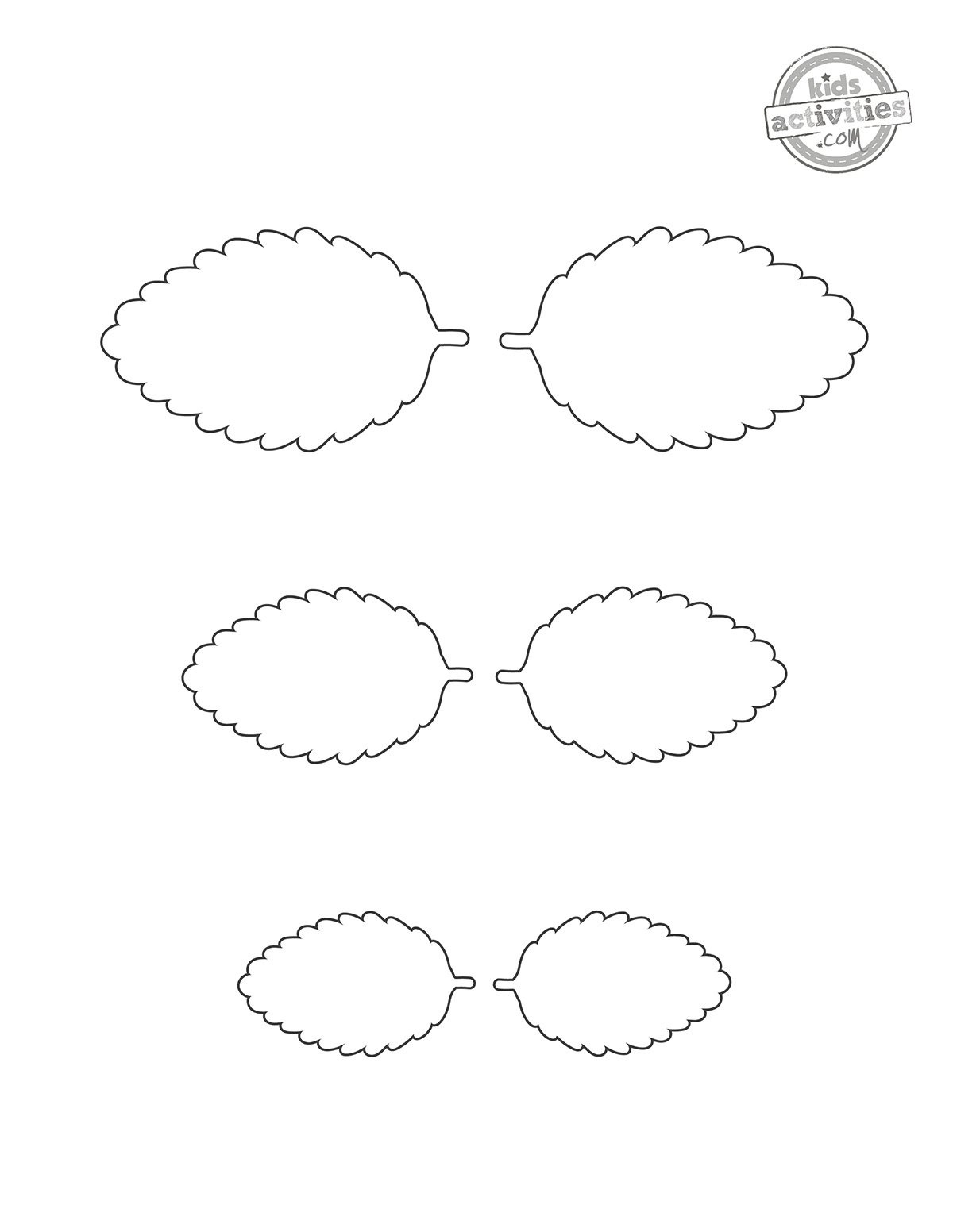 Paper Roses - Free Printable Templates | Kids Activities Blog for Printable Rose Leaf Template