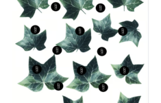 Print, Cut And Form - Easy Cut Ivy Leaves Pdf Digital Download. Deep Green intended for Printable Ivy Leaf Template
