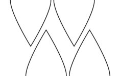 Printable Flower Petal Templates For Making Paper Flowers intended for Printable Flower Leaf Template