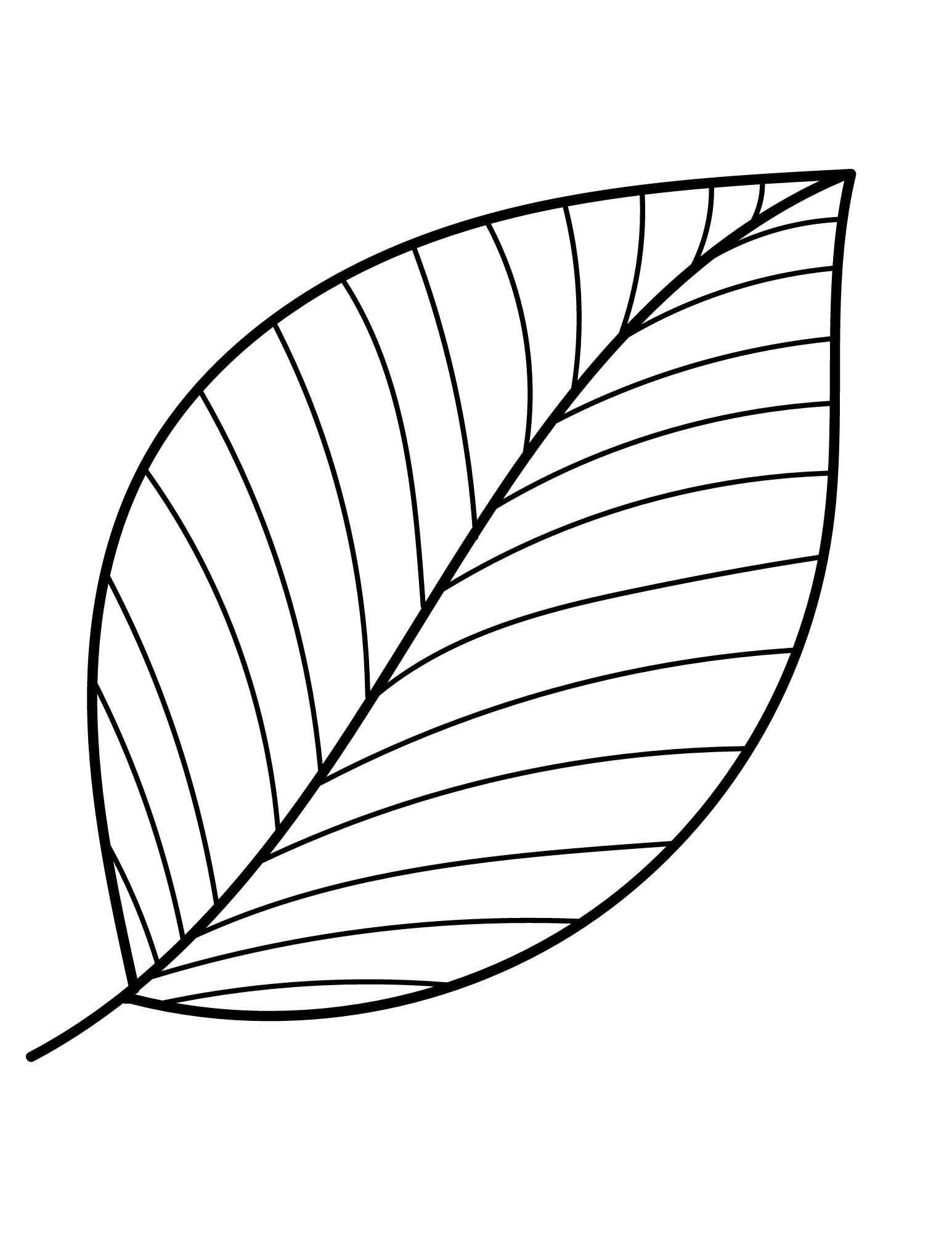 Printable Leaf Outline Templates - Crafty Morning within Printable Simple Leaf Template