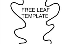 Printable Leaf Templates + Fun Leaf Craft Ideas! - Messy Little in Large Leaf Template Free Printable
