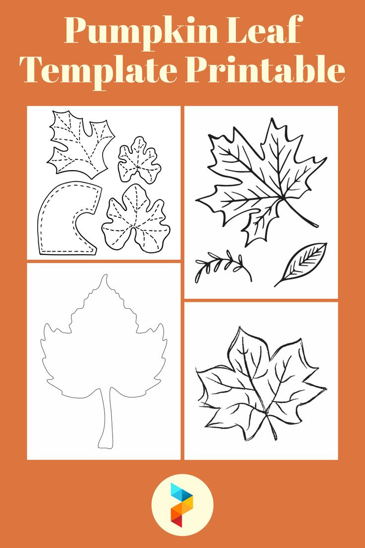 Pumpkin Leaf Template - 15 Free Pdf Printables | Printablee inside Printable Pumpkin Leaf Template