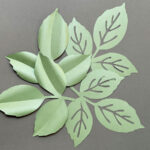 Rose Leaf Template – Paperprotutorials Regarding Printable Rose Leaf Template