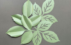 Rose Leaf Template – Paperprotutorials regarding Printable Rose Leaf Template