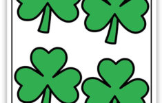Shamrock Leaf Clover Templates (Free Pdf Downloads) – Simply Love inside Three Leaf Clover Printable Template