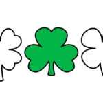 Shamrock Template | Free Printable Shamrock Clover Outlines Throughout Three Leaf Clover Printable Template