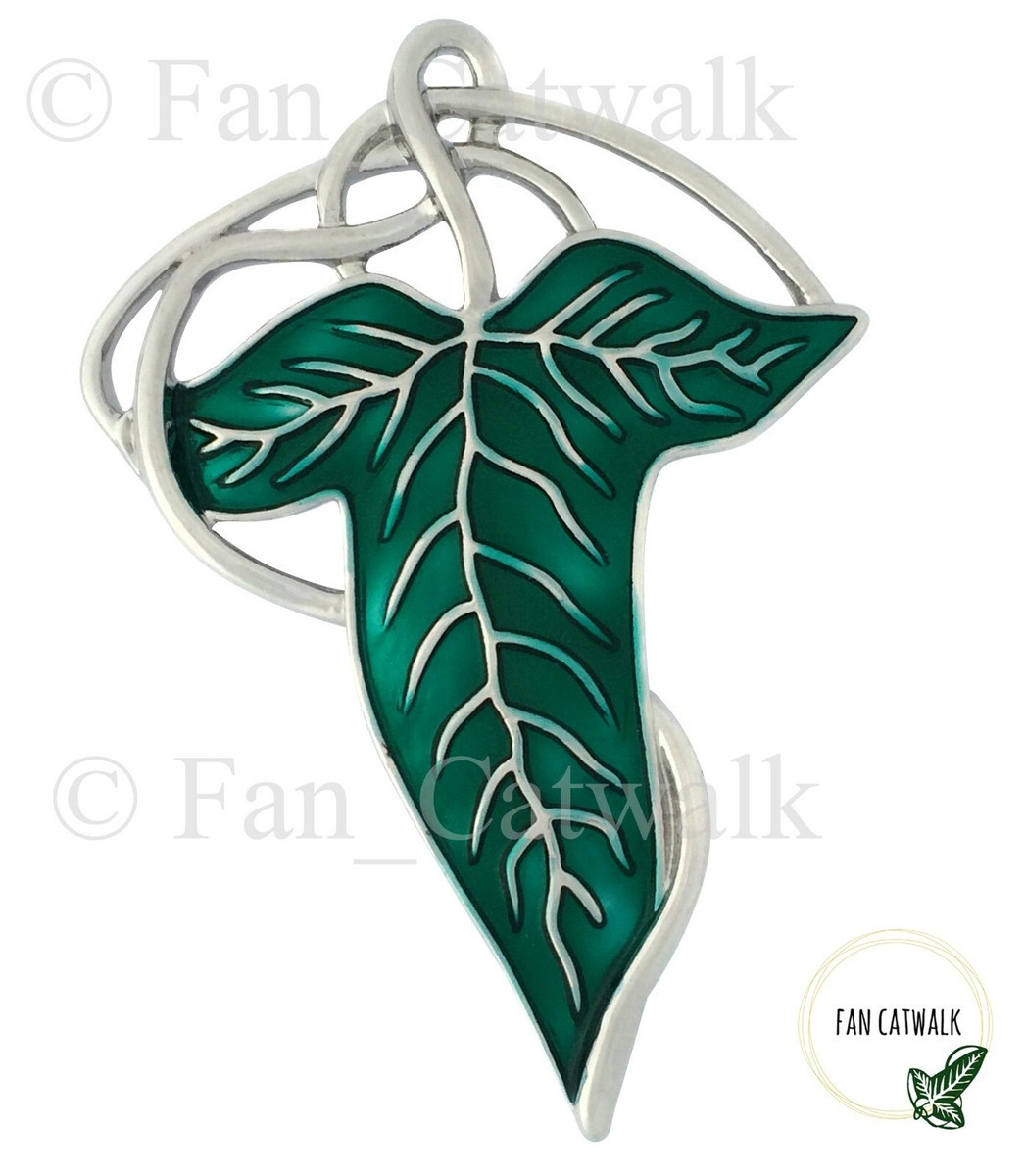 Silver Veins Elven Leaf Brooch Pin Badge Hobbit Lotr Lord Of The Rings Cape within Lotr Leaf Cloak Brooch Printable Template