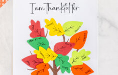 Thankful Tree Printable.mp4 for Free Printable Thankful Tree Leaf Template