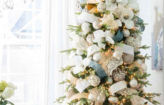 Three Original Christmas Tree Themes And New Color Schemes intended for Christmas Tree With Magnolia Leaves